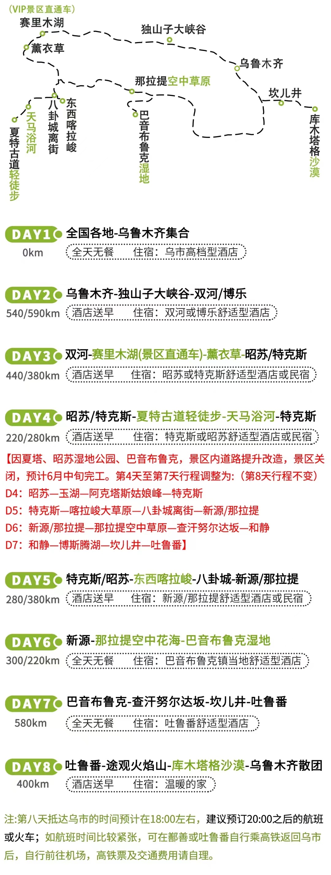 醉美伊犁简要行程