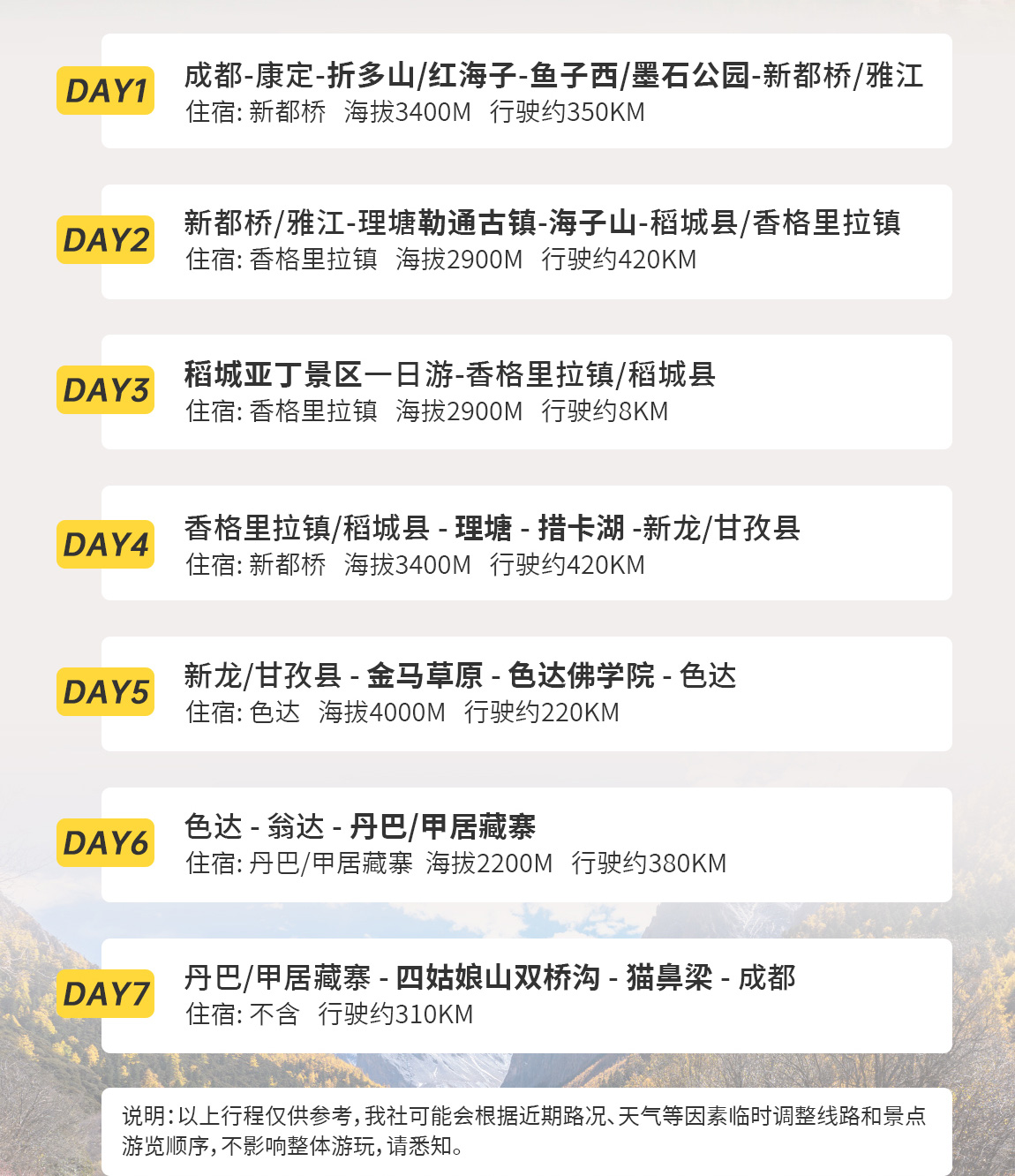 稻城亚丁+色达7日游1_11 稻城亚丁+色达7日游1_11